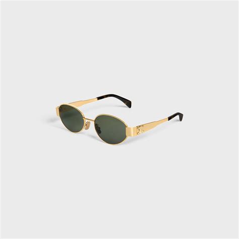 celine gold frame sunglasses|oversized celine sunglasses.